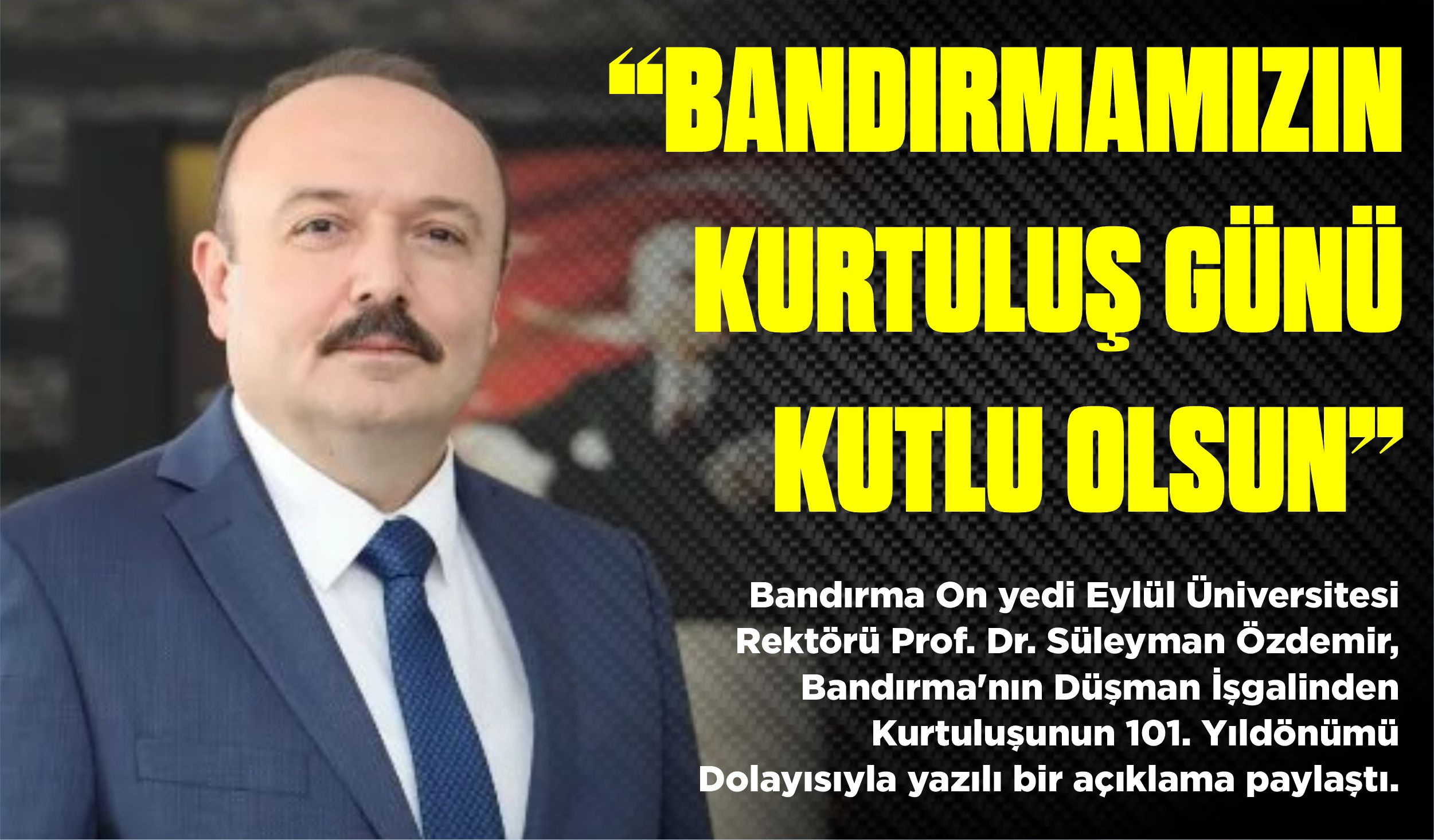 Rektör Prof. Dr. Süleyman