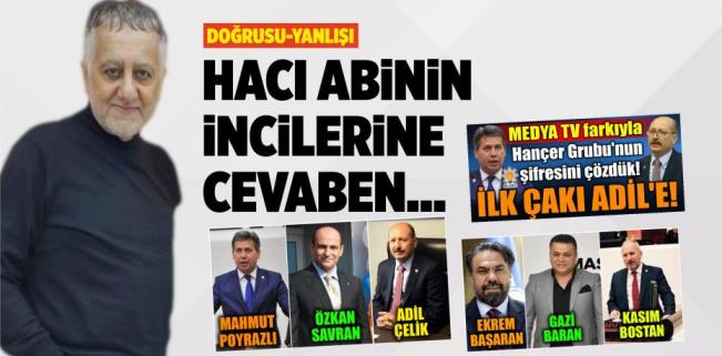 HACI ABİ'NİN İNCİLERİNE CEVABEN (DOĞRUSU-YANLIŞI)