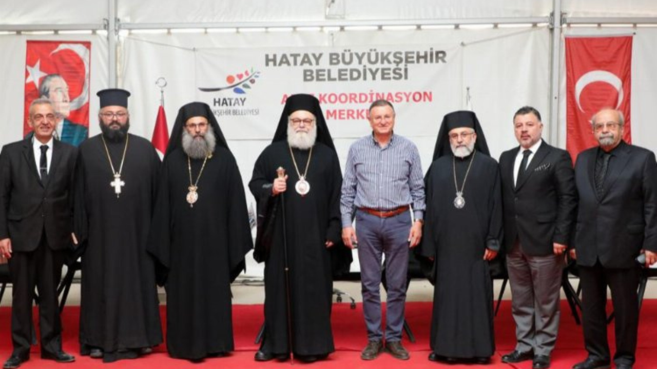 Antakya ve Tüm Doğu Patriği'nden Hatay Büyükşehir'e ziyaret