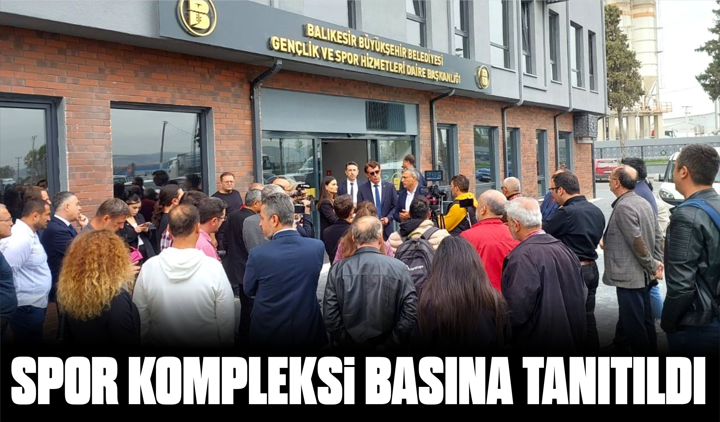 SPOR KOMPLEKSİ BASINA TANITILDI 