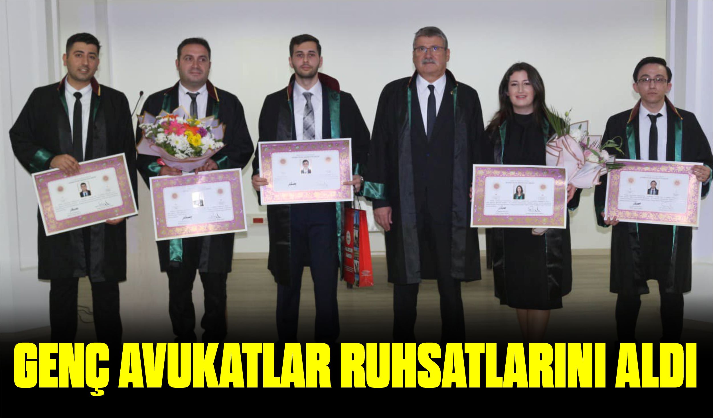 GENÇ AVUKATLAR RUHSATLARINI ALDI