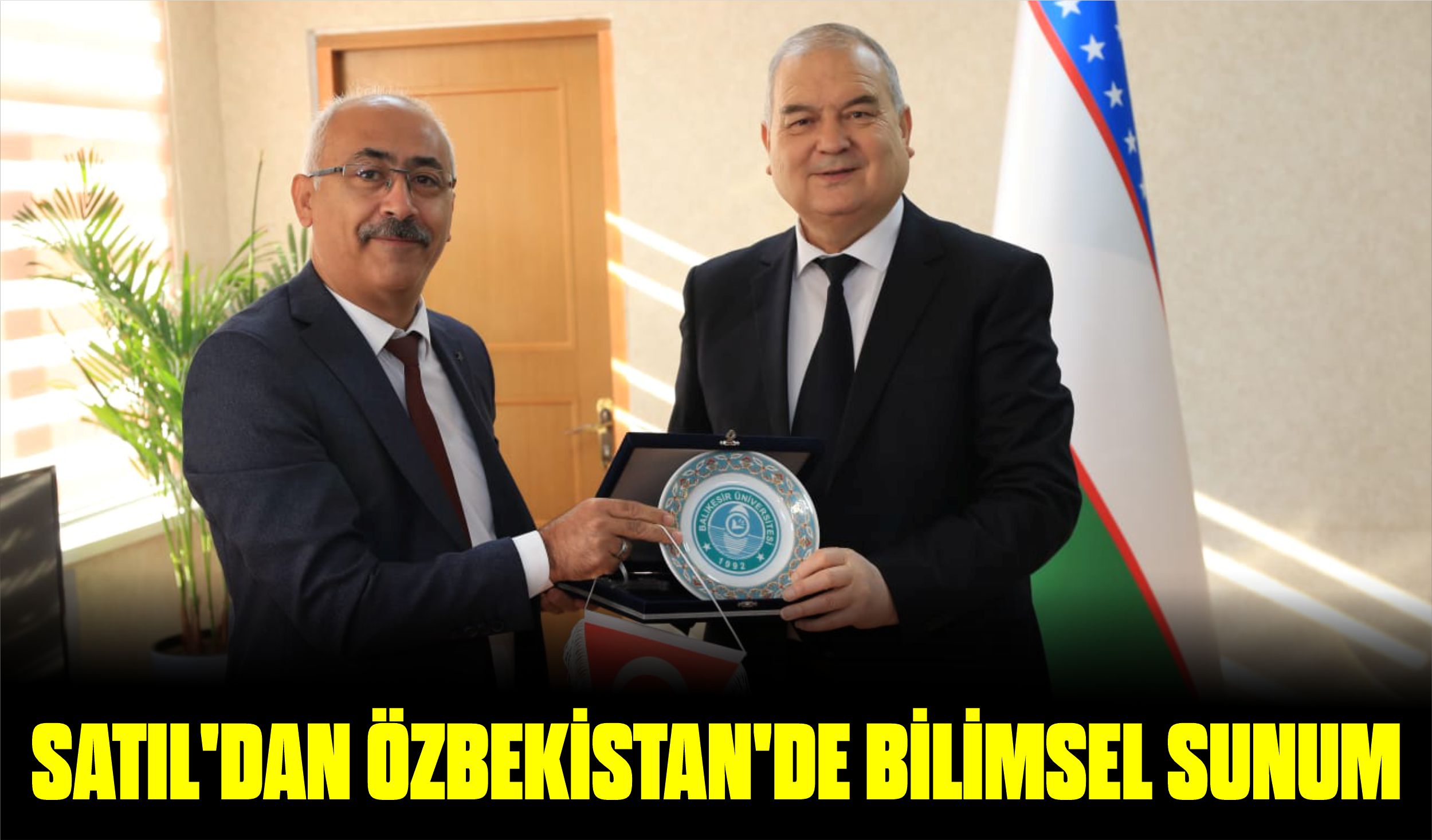 SATIL’DAN ÖZBEKİSTAN’DE BİLİMSEL SUNUM