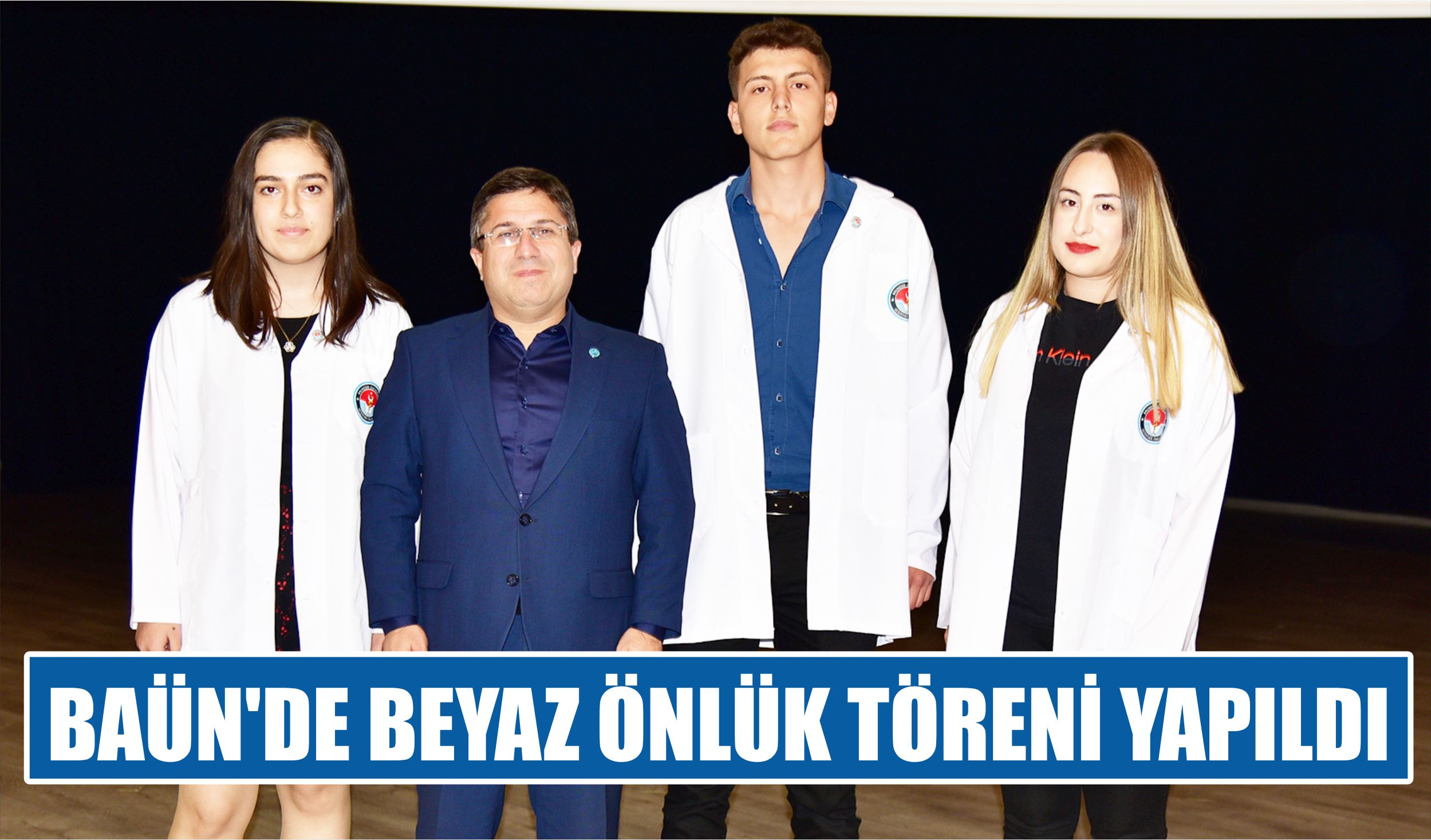 BAÜN’DE BEYAZ ÖNLÜK TÖRENİ YAPILDI