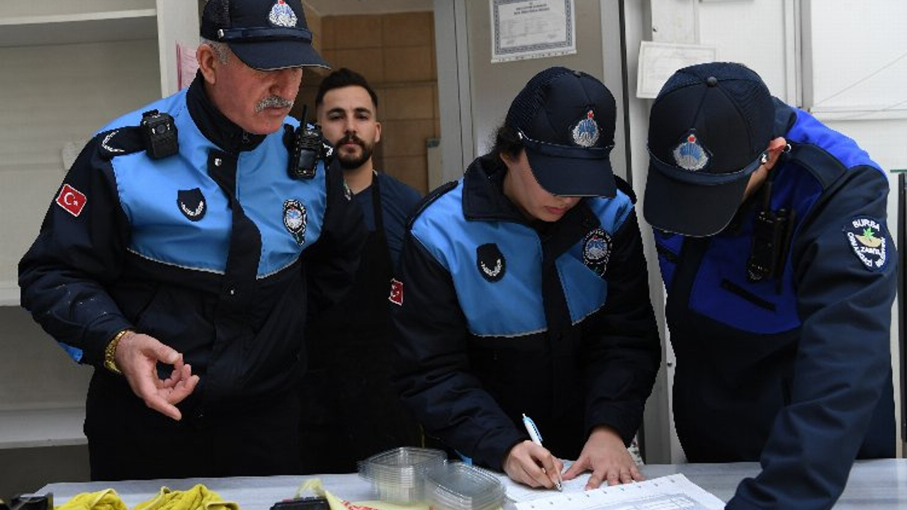 Bursa’nın Osmangazi ilçesinde Zabıta