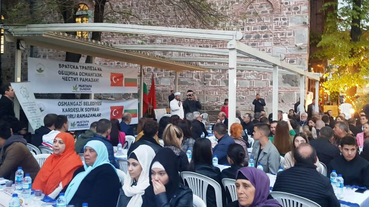 Bursa Osmangazi’den Filibe’de kardeşlik iftarı