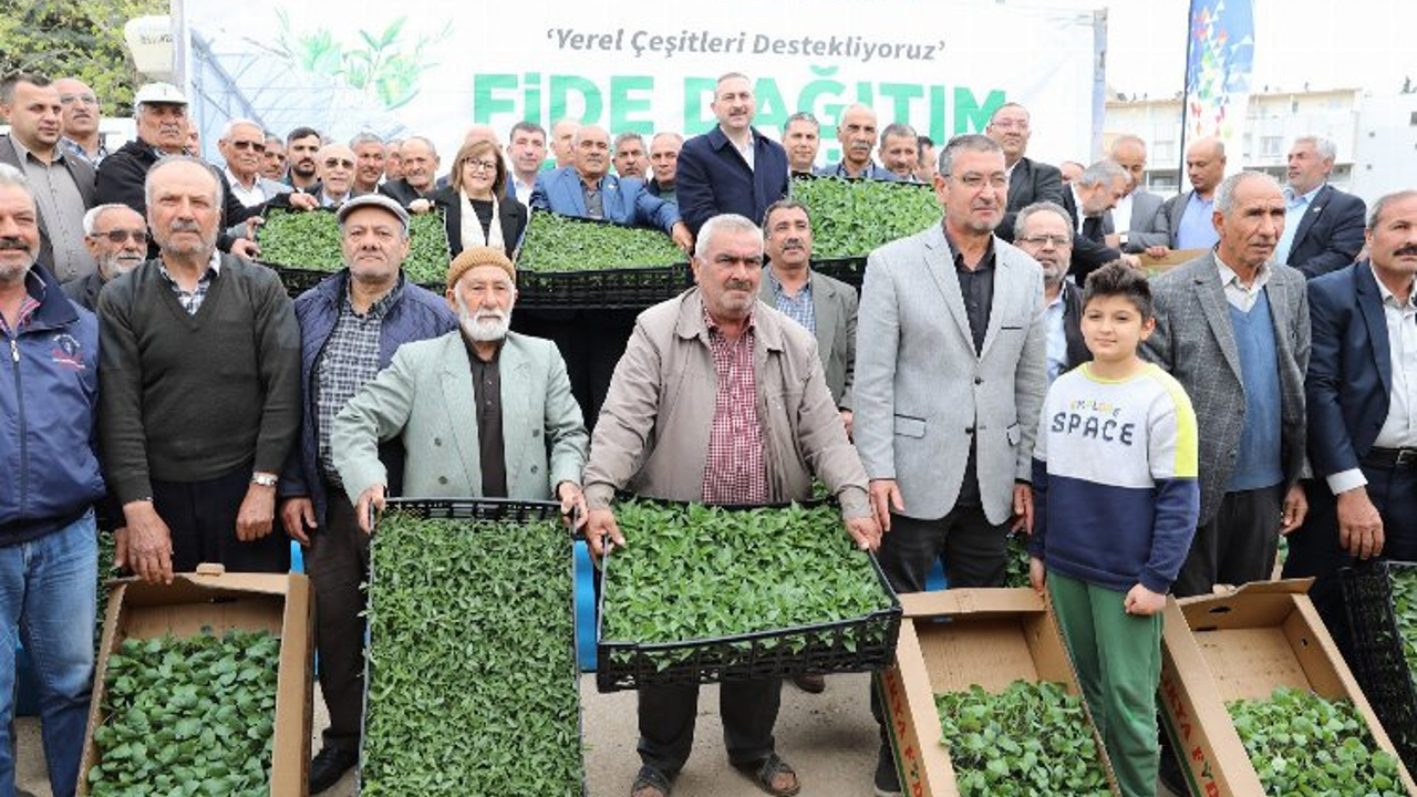 Gaziantep’te çiftçiye ‘yerel ürün fide’ desteği