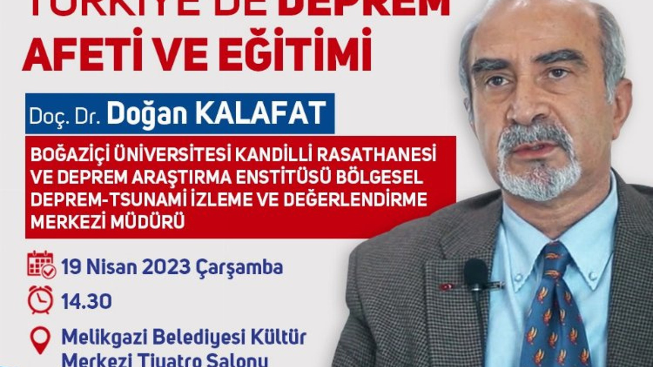 Kayseri Melikgazi’de deprem seminerleri sürüyor