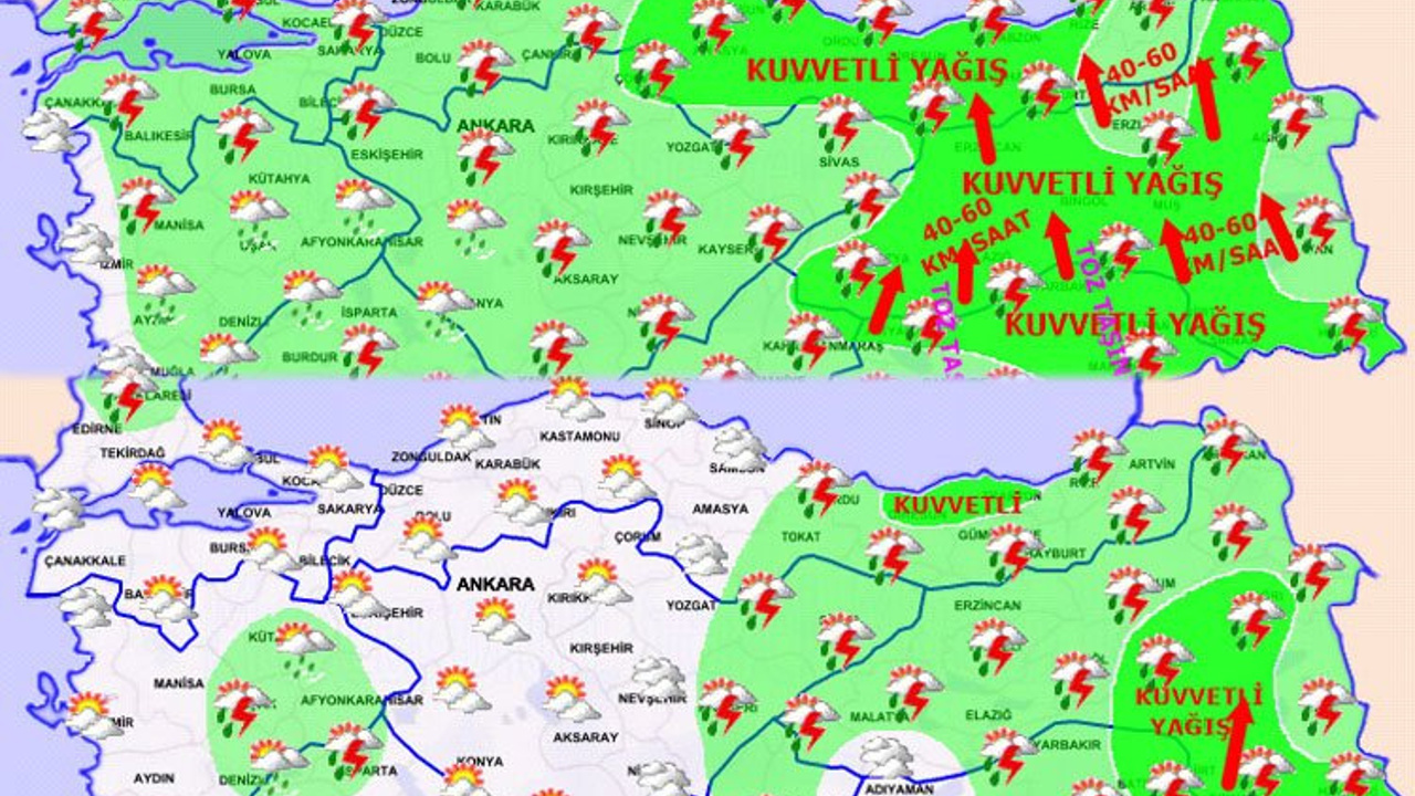 Önce kuvvetli yağış, sonra bahar