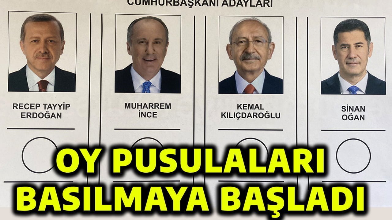 OY PUSULALARI BASILMAYA BAŞLADI