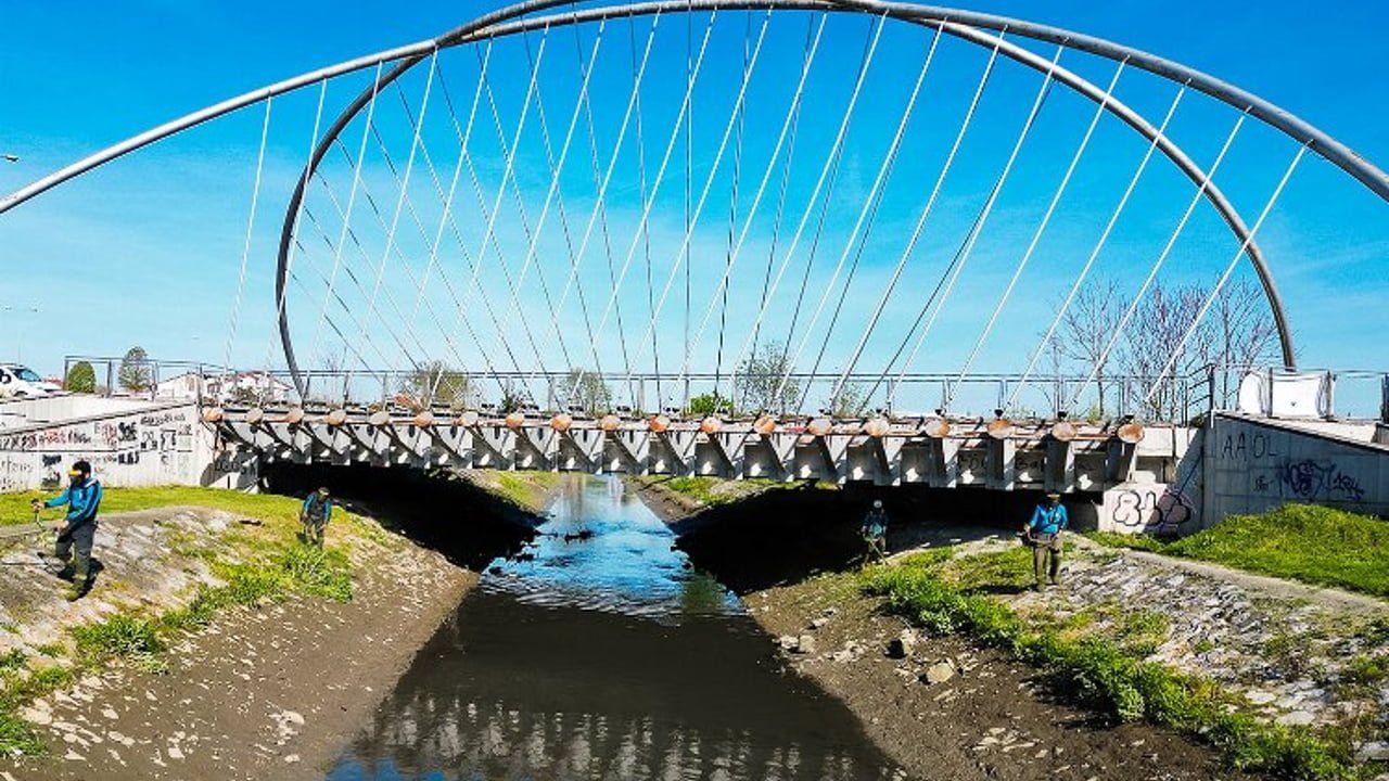 Sakarya'da Çark Deresi’nde bayram temizliği