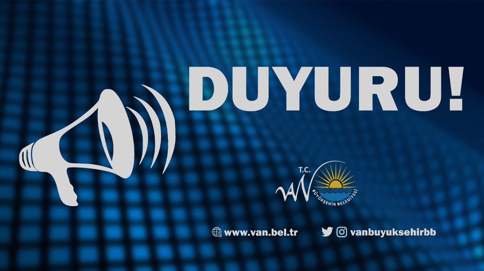 Van Büyükşehir Belediyesi vatandaşlarını