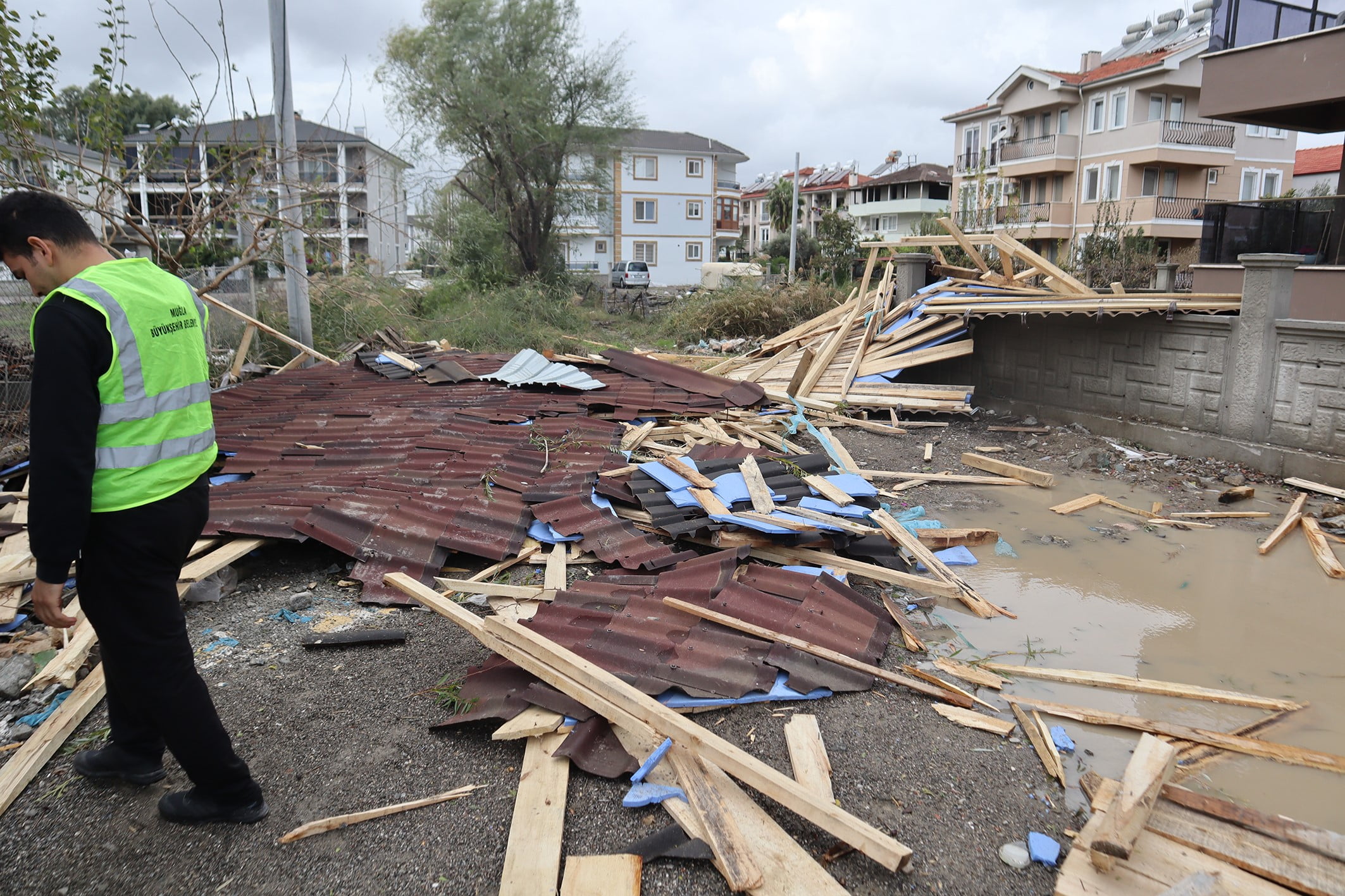 Muğla’nın Dalaman ilçe merkezinde