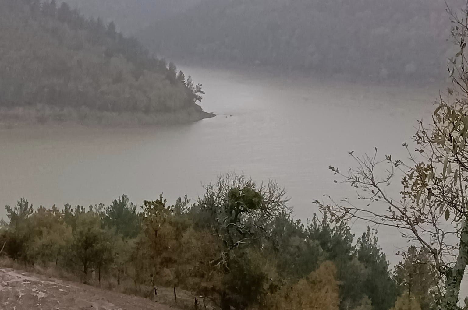 Gönen’de bulunan Yenice Barajı’ndaki