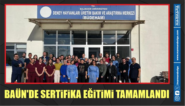 BAÜN’DE SERTİFİKA EĞİTİMİ TAMAMLANDI