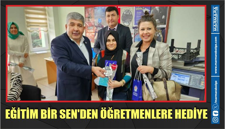 EĞİTİM BİR SEN’DEN ÖĞRETMNELERE HEDİYE