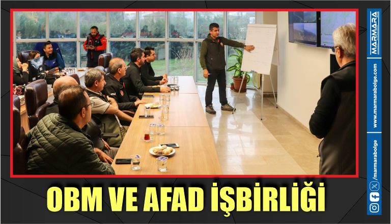 OBM VE AFAD İŞBİRLİĞİ