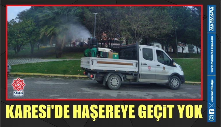 Karesi Belediyesi, haşere ile