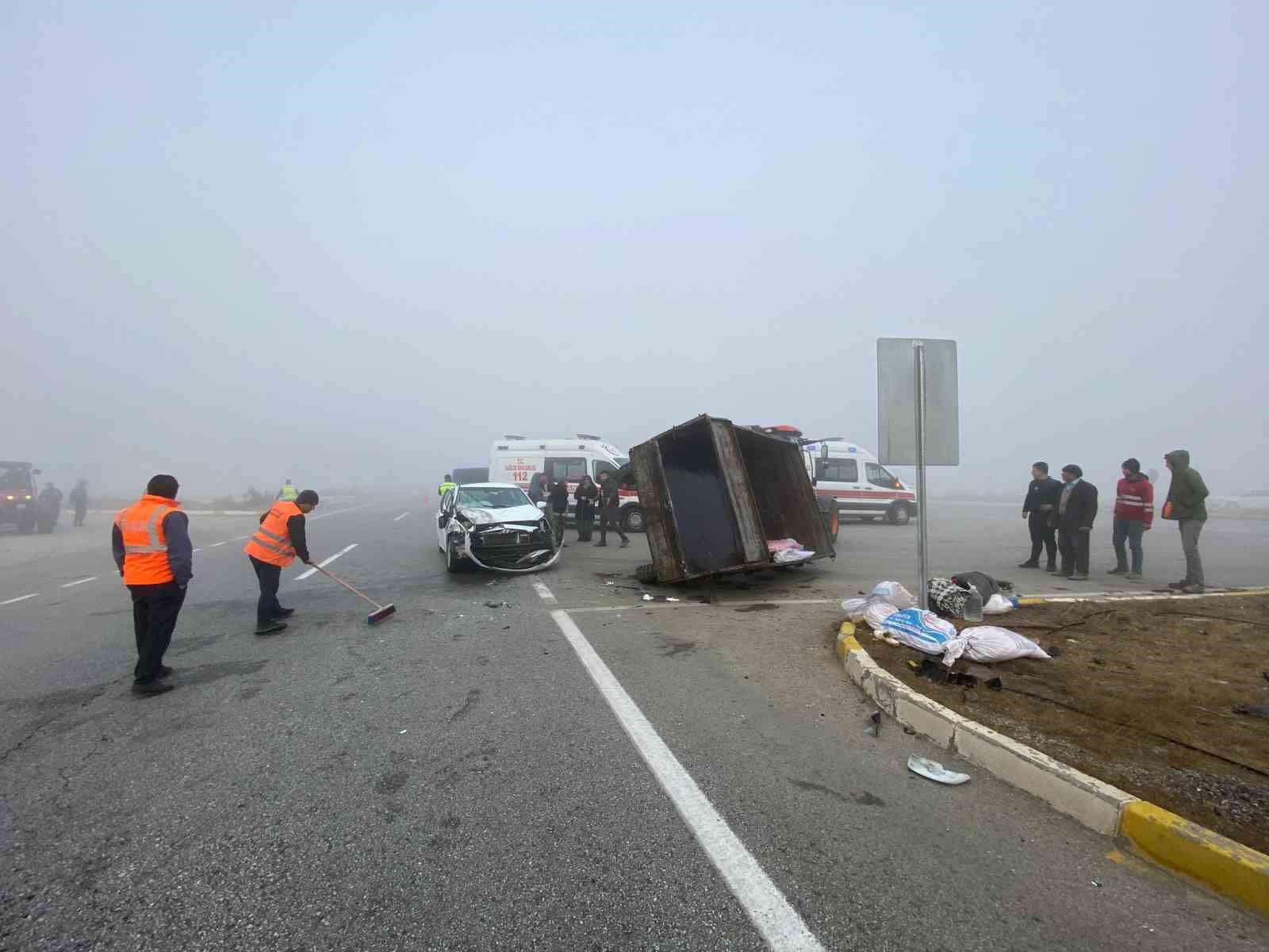 Afyonkarahisar’da trafik kazası: 7 yaralı