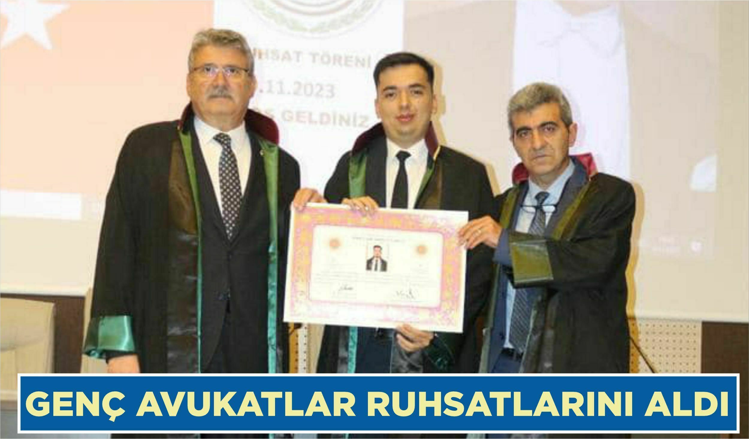 GENÇ AVUKATLAR RUHSATLARINI ALDI