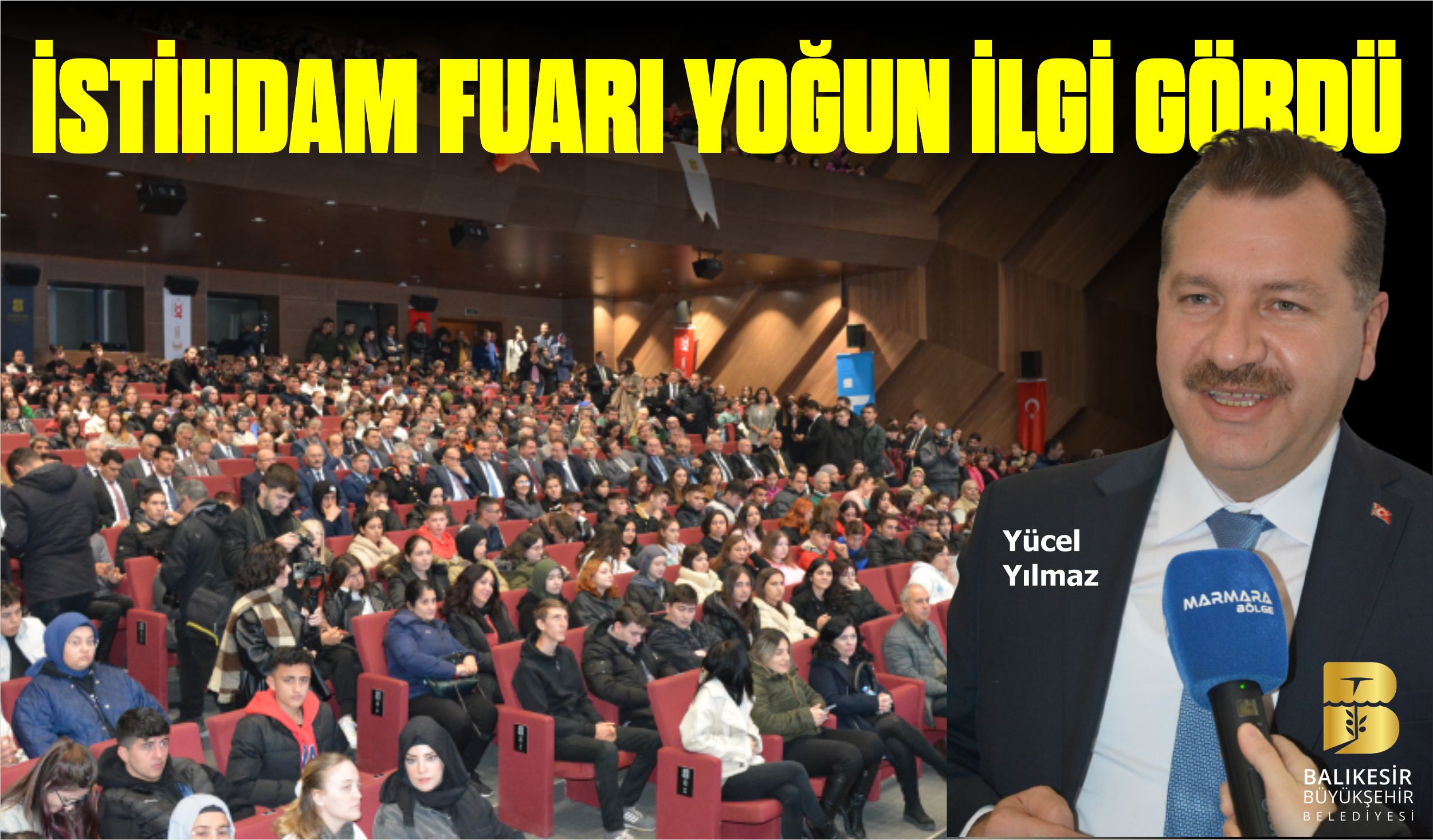 İSTİHDAM FUARI YOĞUN İLGİ GÖRDÜ