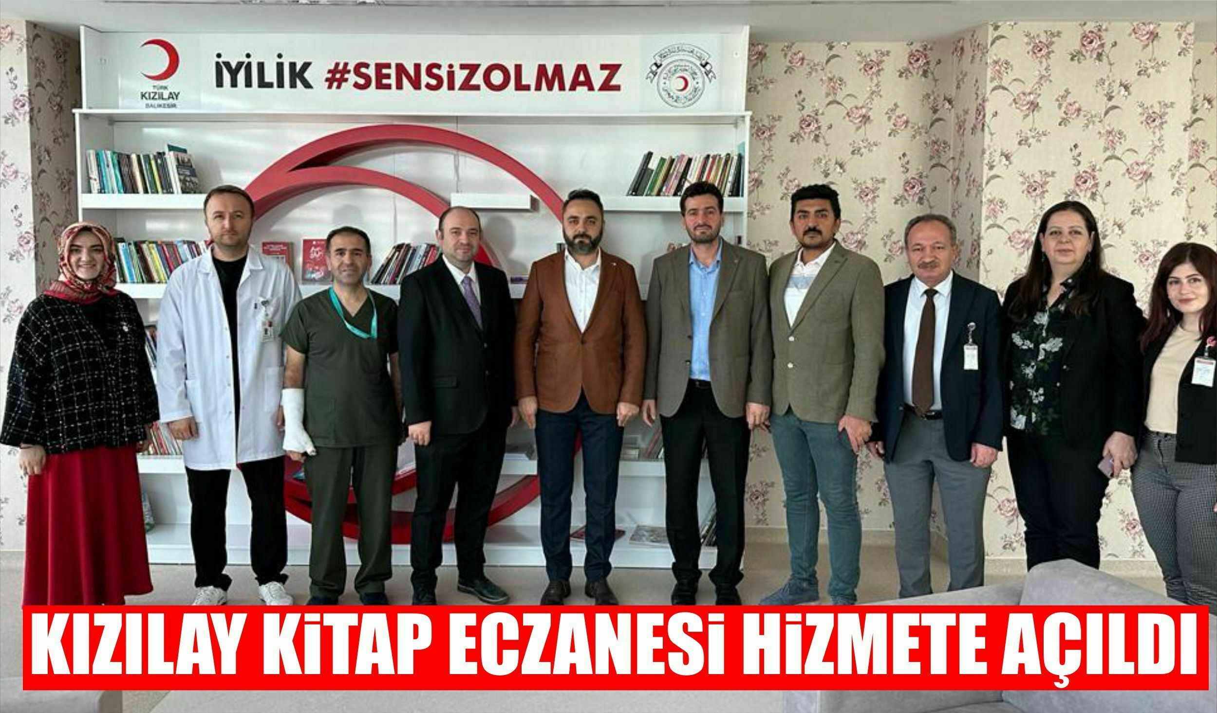 KIZILAY KİTAP ECZANESİ HİZMETE AÇILDI