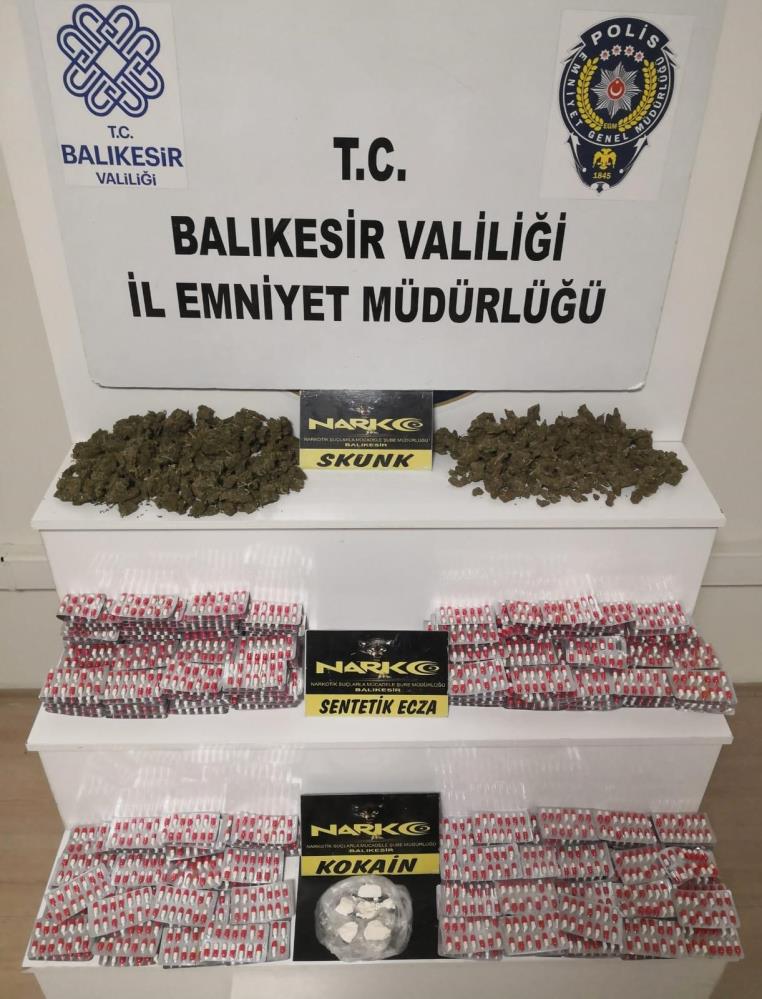 Narkotik ekiplerinin Balıkesir il