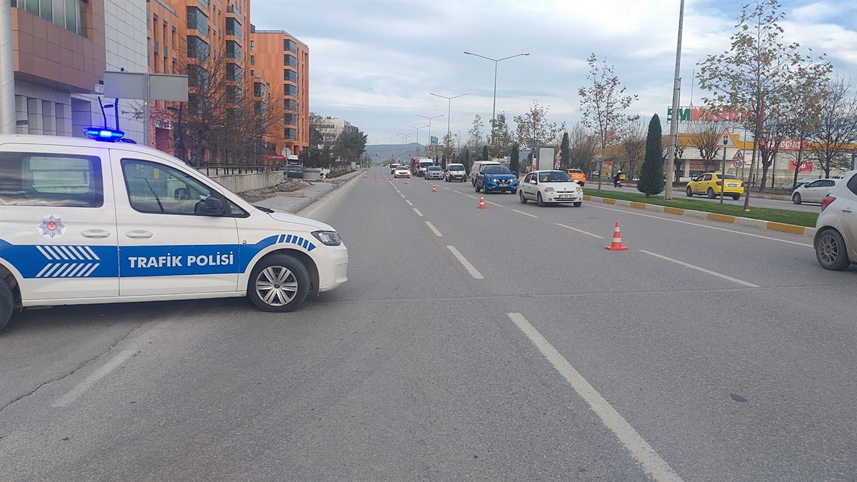 Balıkesir’de trafik ekipleri tarafından