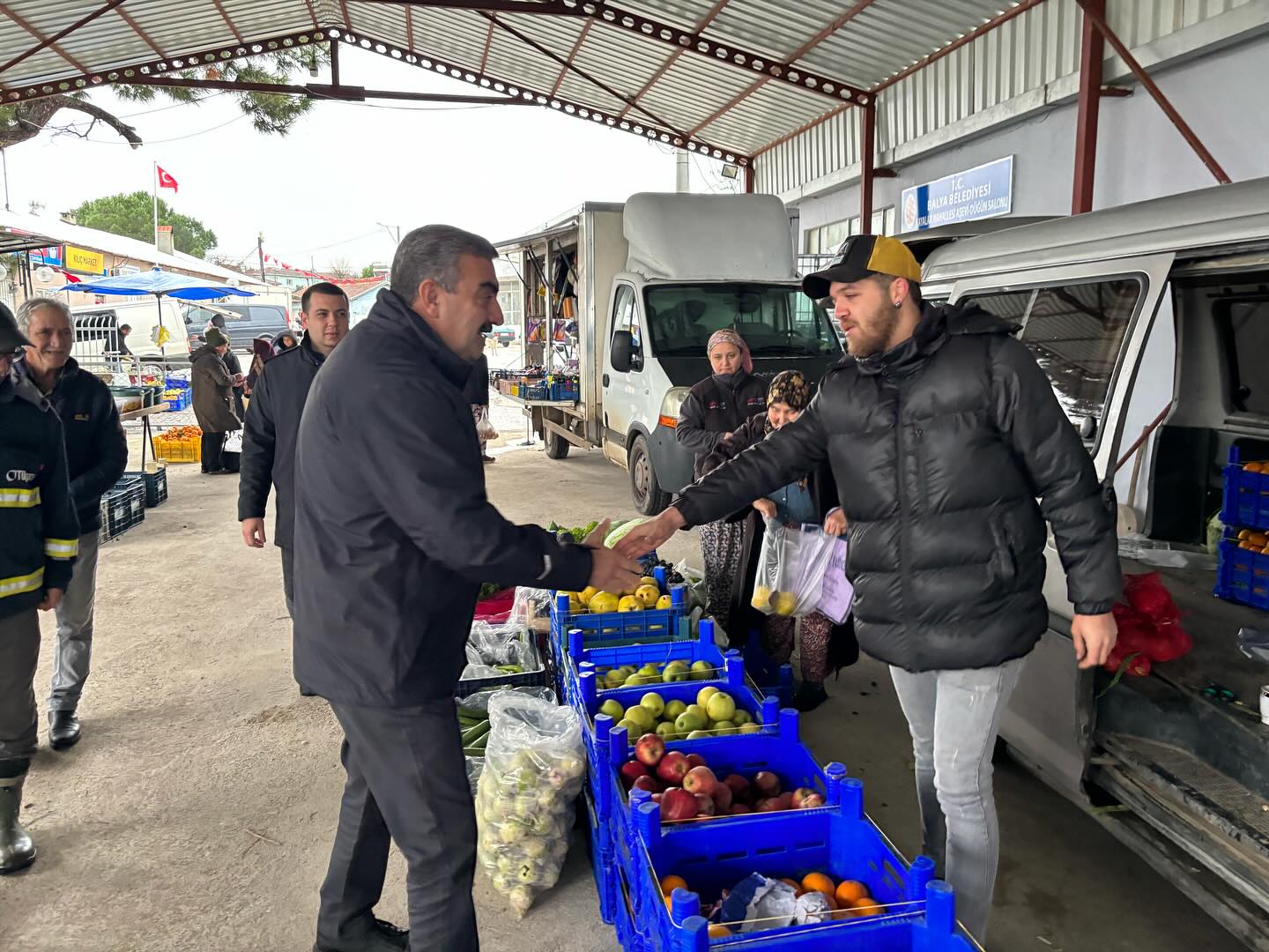 BAŞKAN GAGA, KAYALAR’DA ÇALIŞMALARI İNCELEDİ