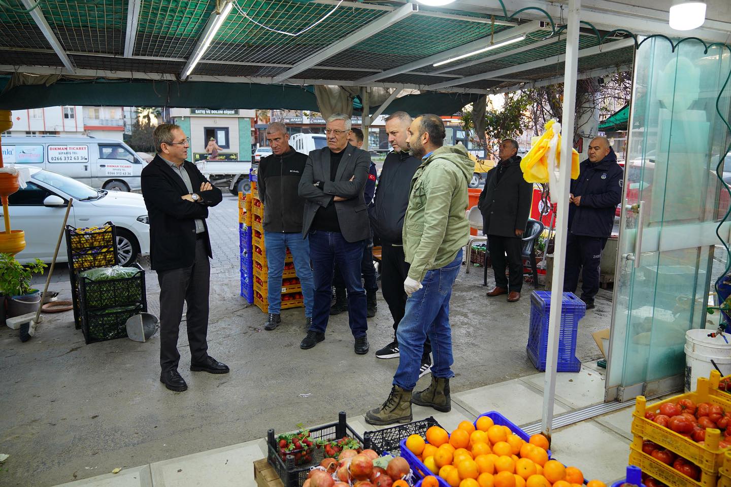 BAŞKAN ERGİN VATANDAŞLARLA BULUŞTU