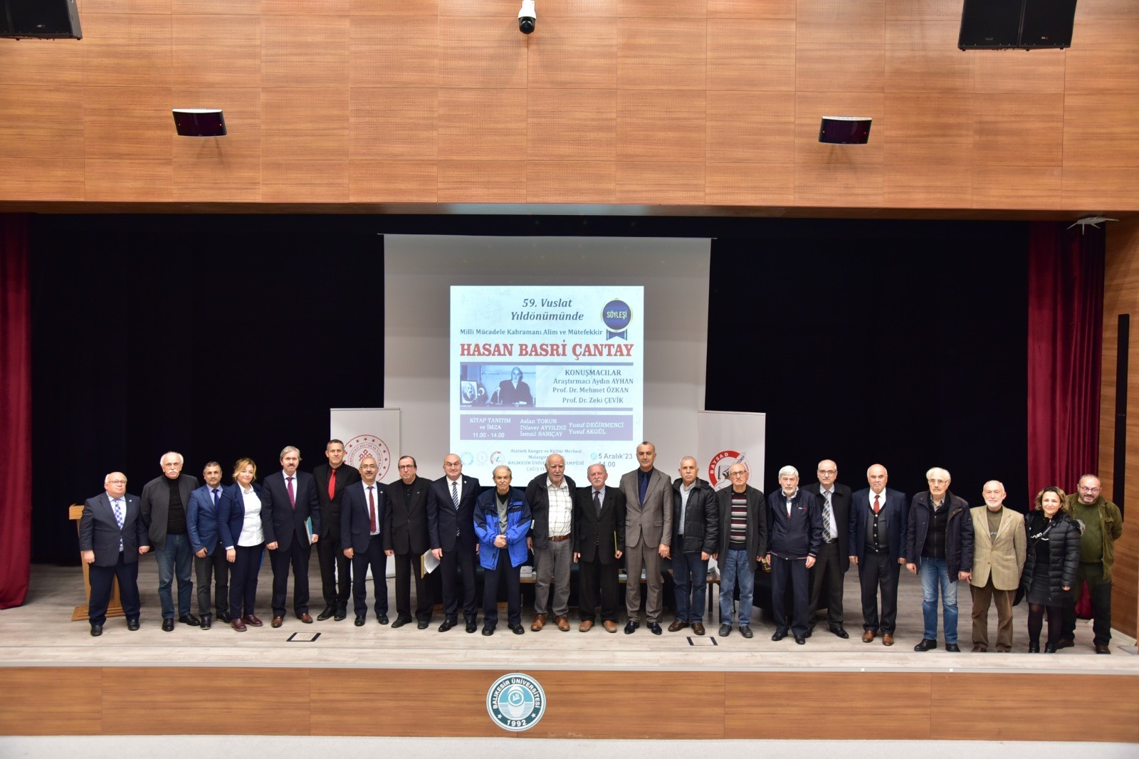 BALIKESİR’DE HASAN BASRİ ÇANTAY ANMASI