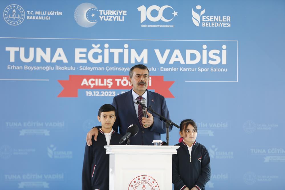 BAKAN TEKİN EĞİTİM VADİSİ AÇILIŞINDA KONUŞTU