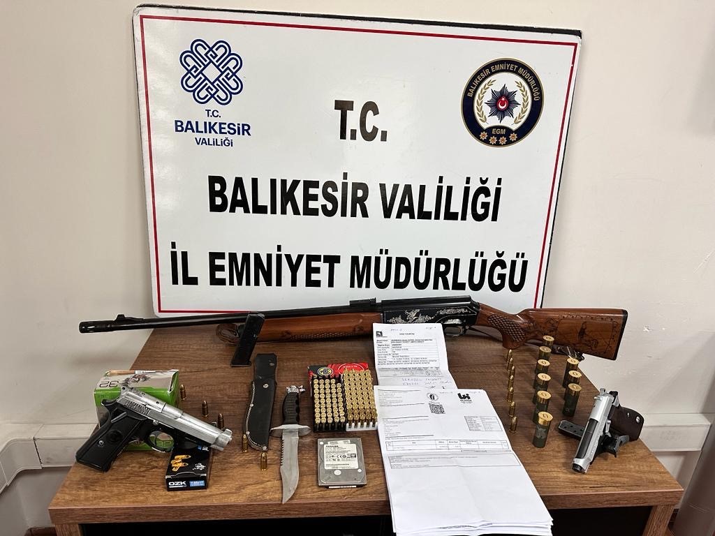 Balıkesir'de polis ekiplerinin düzenlediği