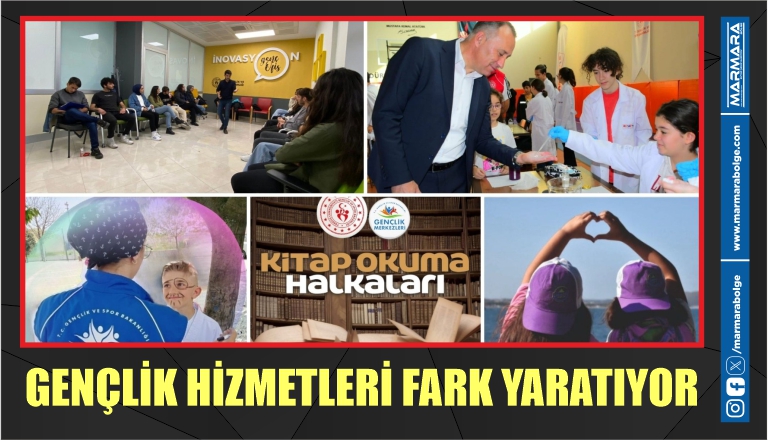 GENÇLİK HİZMETLERİ FARK YARATIYOR