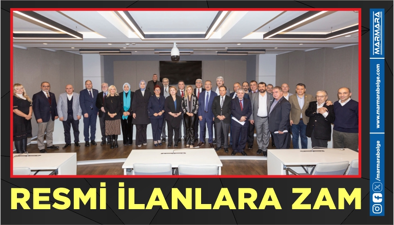 RESMİ İLANLARA ZAM