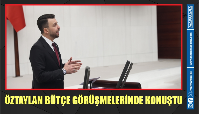 ÖZTAYLAN BÜTÇE GÖRÜŞMELERİNDE KONUŞTU