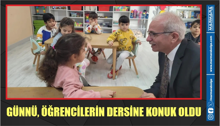 GÜNNÜ, ÖĞRENCİLERİN DERSİNE KONUK OLDU