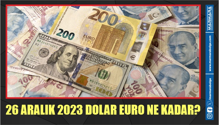 26 ARALIK 2023 DOLAR EURO NE KADAR?