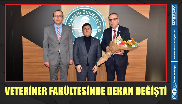 VETERİNER FAKÜLTESİNDE DEKAN DEĞİŞTİ