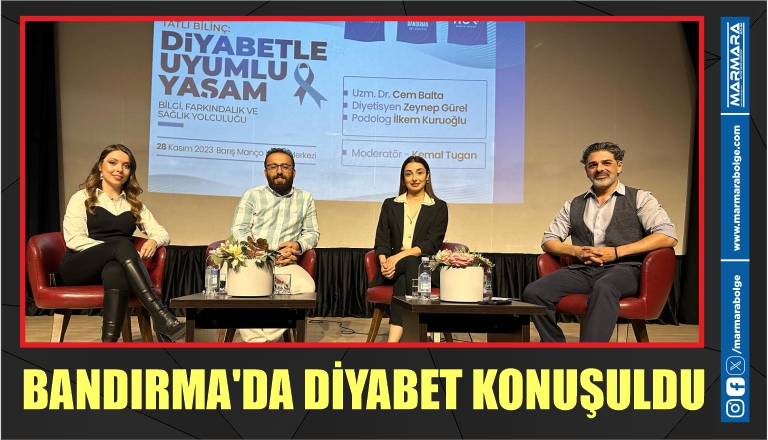 Bandırma’da diyabet konulu söyleşi