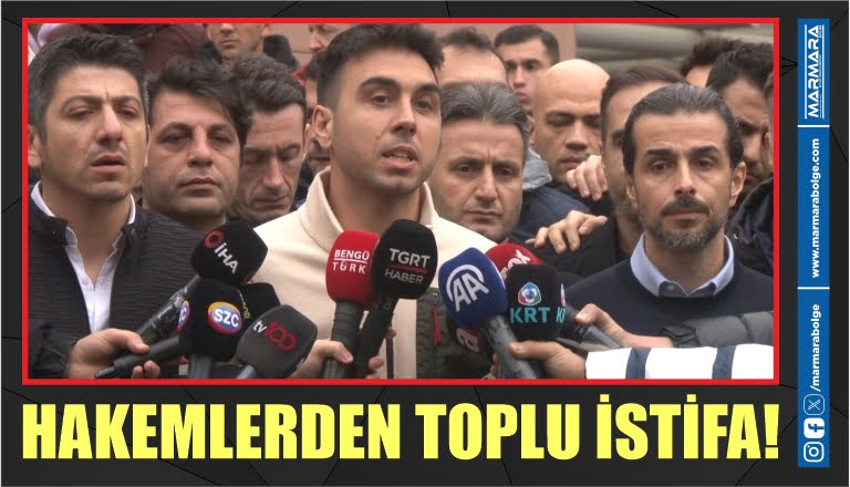 HAKEMLERDEN TOPLU İSTİFA!