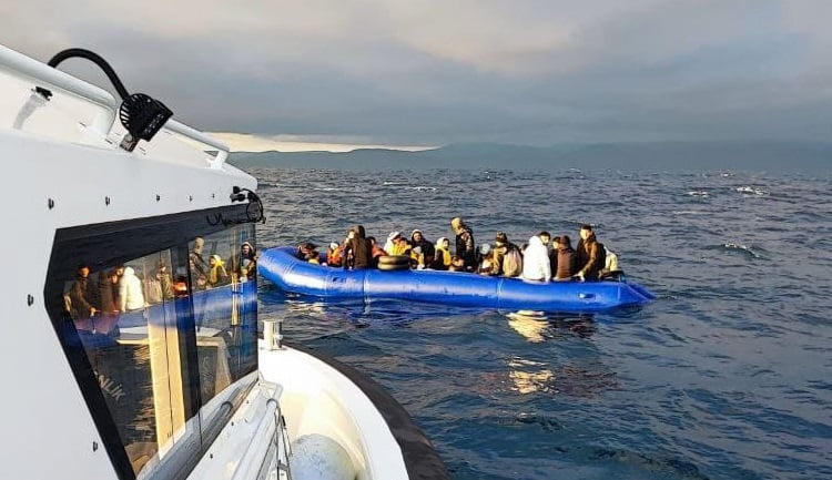 Ayvalık’ta Sahil Güvenlik tarafından