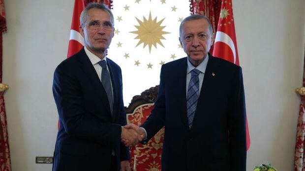 CUMHURBAŞKANI ERDOĞAN, NATO GENEL SEKRETERİ STOLTENBERG İLE GÖRÜŞTÜ