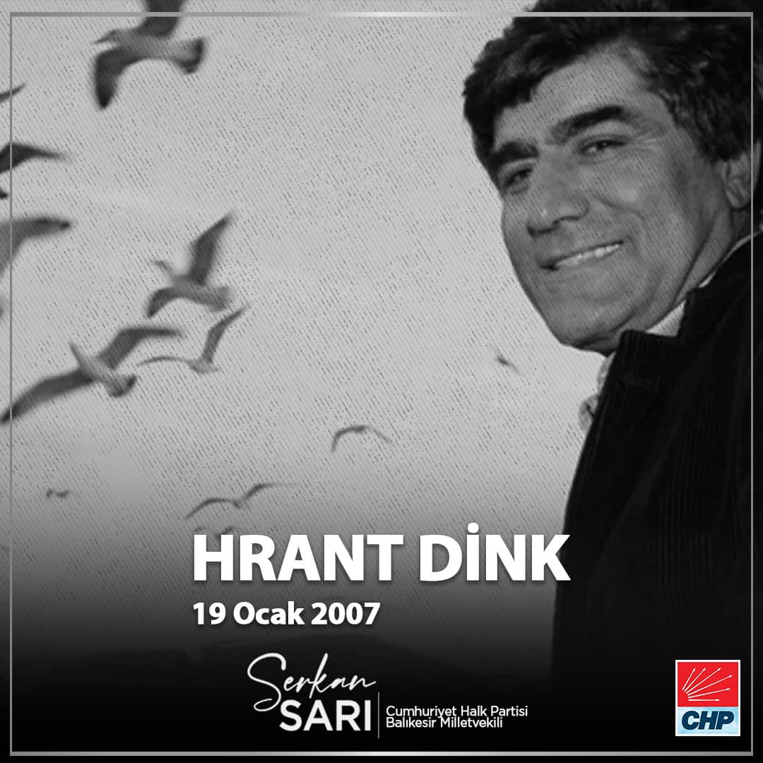 SERKAN SARI HRANT DİNK’İ ANDI