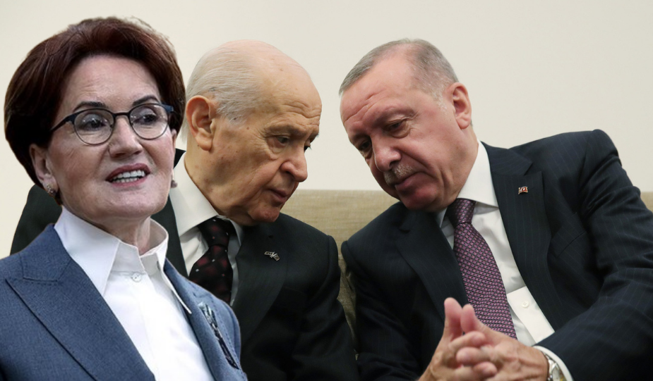 CUMHURBAŞKANI ERDOĞAN, BAHÇELİ VE AKŞENER GÖRÜŞTÜ