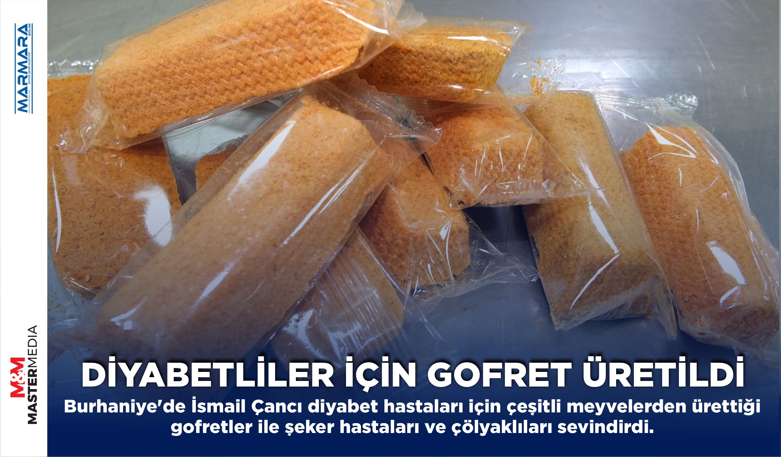 DİYABETLİLER İÇİN GOFRET ÜRETİLDİ