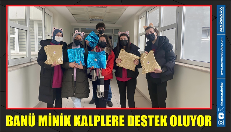 BANÜ MİNİK KALPLERE DESTEK OLUYOR