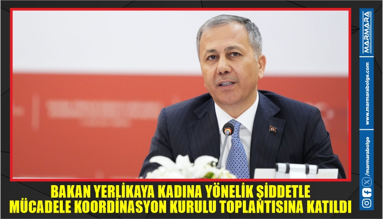 BAKAN YERLİKAYA KADINA YÖNELİK ŞİDDETLE MÜCADELE KOORDİNASYON KURULU TOPLANTISINA KATILDI