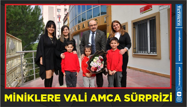 MİNİKLERE VALİ AMCA SÜRPRİZİ