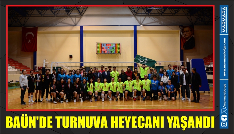 BAÜN’DE TURNUVA HEYECANI YAŞANDI