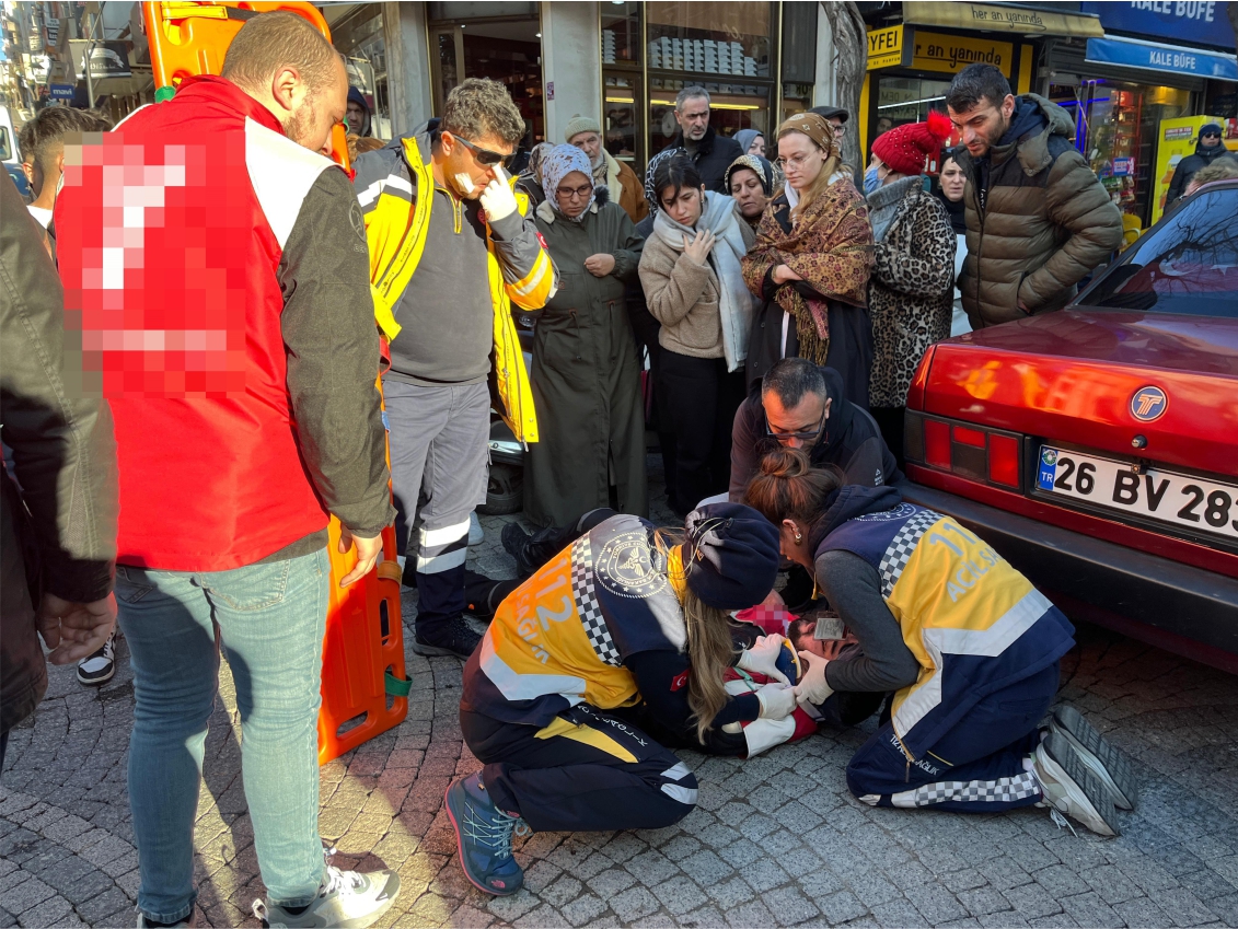 Bandırma’da meydana gelen trafik